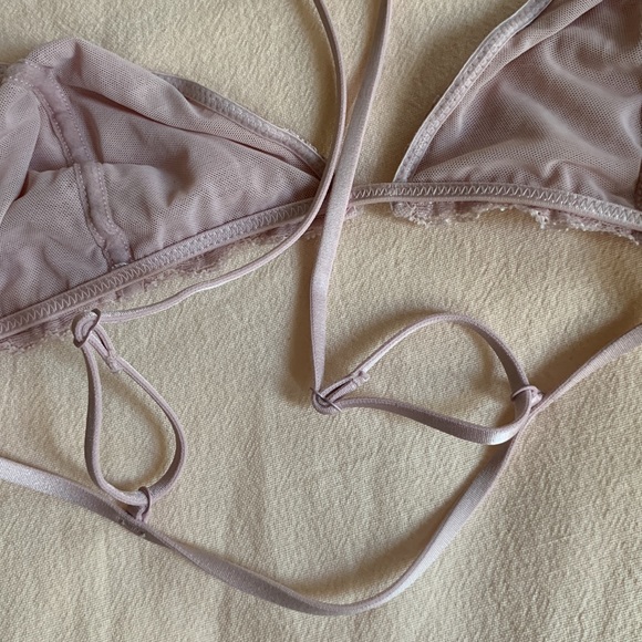 Free People Bralette (New) - Lilac floral lace - size medium (Not used!) - Picture 11 of 12